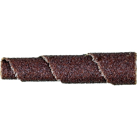 Pferd 3/8" x 1-1/2" Cartridge Roll, 1/8" AH - Full Taper, Aluminum Oxide 120 Grit 41810